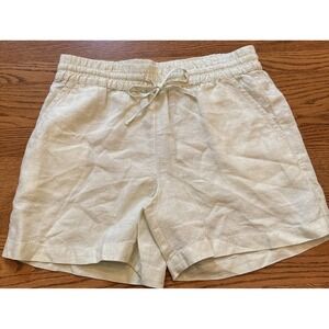 Tommy Bahama 100% Linen Easy Shorts Lime Green Small Summer Travel Lightweight